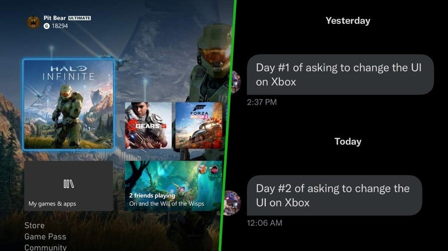 Xbox Dev Asks Fans Not To Spam Her With Requests To 'Change The UI'