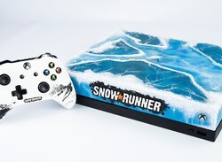 The SnowRunner Team Is Giving Away This Frosty Custom Xbox One X